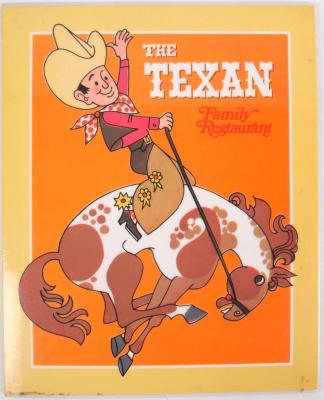 Menu, The Texan Family Restaurant 