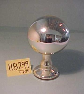 Silvered Glass Wig Stand