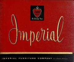 Binder, Imperial Furniture Company, Trade Catalogs