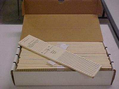 Box Of Unused Votomatic Punch Ballots, 19 Sets, Numbered 079051-080000