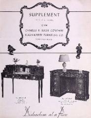 Trade Catalog Supplement, Charles R. Sligh and Sligh-Lowry Furniture Company