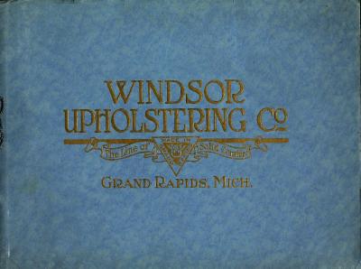 Trade Catalog, Windsor Upholstering Company, The Line of Solid Comfort