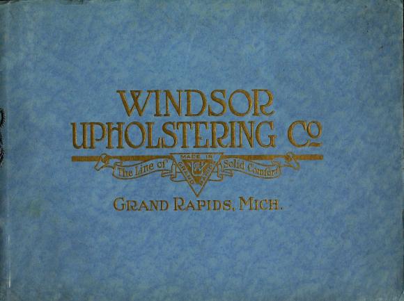 Trade Catalog, Windsor Upholstering Company, The Line of Solid Comfort