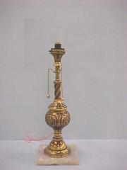 Gas Table Lamp With Marble Base