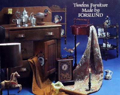 Trade Catalog, Carl Forslund, Inc., Timeless Furniture Made by Forslund