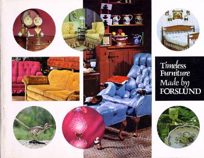Trade Catalog, Carl Forslund, Inc., Timeless Furniture Made by Forslund