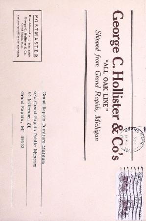 Trade Catalog, George C. Hollister &amp; Company, All Oak Line