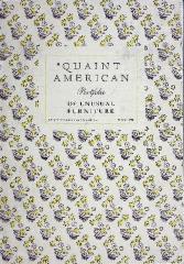 Trade Catalog, Carl Forslund, Inc., Quaint American Portfolio of Unusual Furniture