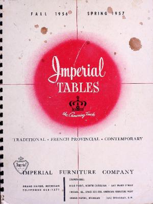 Trade Catalog, Imperial Furniture Company, Imperial Tables