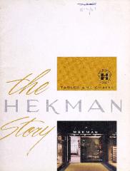 Trade Catalog, Hekman Furniture Company, Tables and Chairs