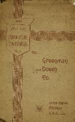 Trade Catalog, The Greenman and Dosch Company, Price List of Furniture Carvings, No. 4
