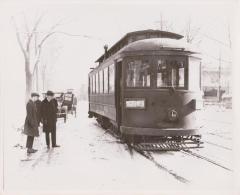 Photograph, Electric Streetcar, Scribner Avenue Route