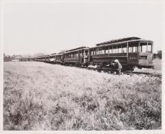 Photograph, Railway, Probably Interurban West Michigan Train