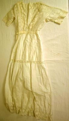 Woman's White Lawn Day Dress