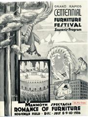 Souvenir Program, "Romance of Furniture" at the Grand Rapids Centennial Furniture Festival
