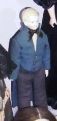 Parian Doll, Small Boy With Blue Tailcoat