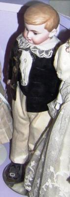 Parian Doll, Boy In Black Velvet Jacket
