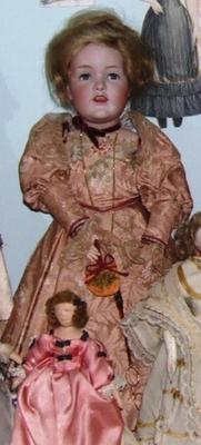 Bisque Doll, Girl Fashion Doll Of 1890's