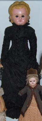 Doll, Wax-over Composition Woman