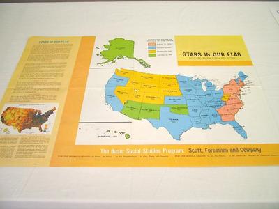Map Poster, Stars In Our Flag