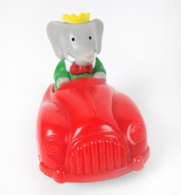 Toy Figure, Babar The Elephant In A Car