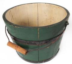 Toy Pail, Painted Green