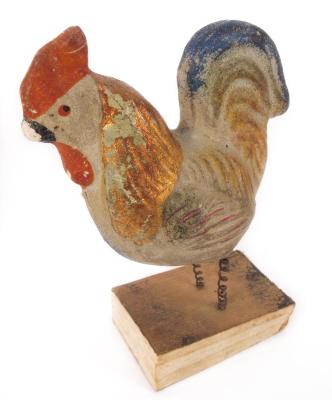 Toy Chicken On A Spring