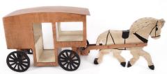 Model, Milk Wagon And Horse