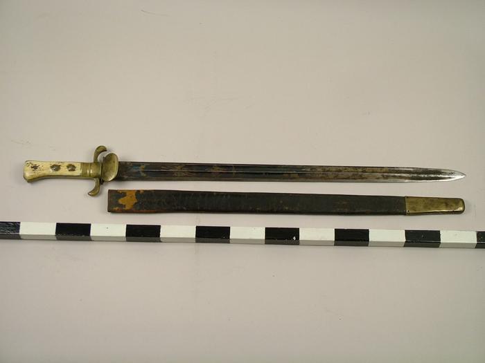 Sword (hunting Sword) And Scabbard