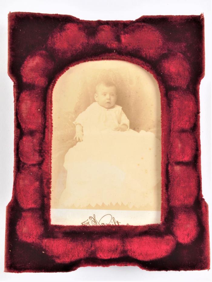  Two Cabinet Card Photographs of Babies 