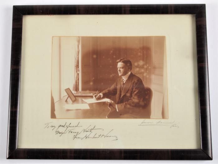 Signed and Inscribed Photograph of Herbert Hoover