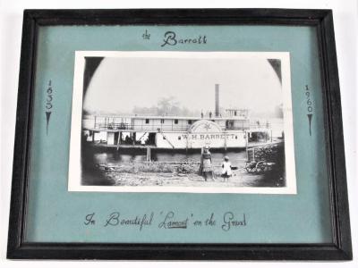 Photograph, Steamboat W. H. Barrett, at Lamont On The Grand River