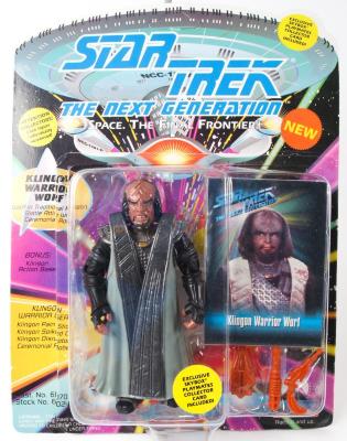 Action Figure, Star Trek The Next Generation, "Klingon Warrior Worf"