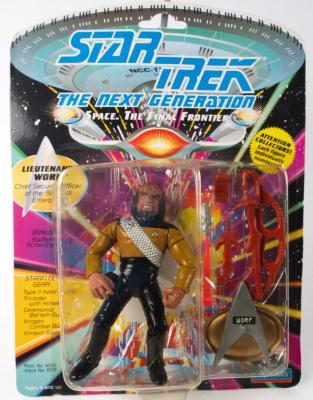 Action Figure, Star Trek The Next Generation, "Worf"
