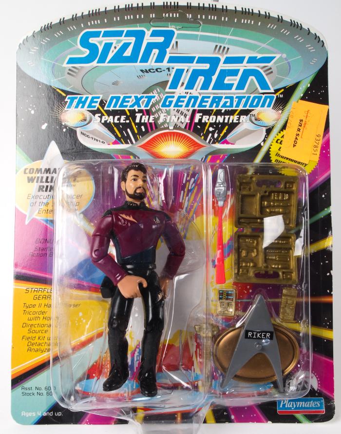 Action Figure, Star Trek The Next Generation, "Commander William Riker"