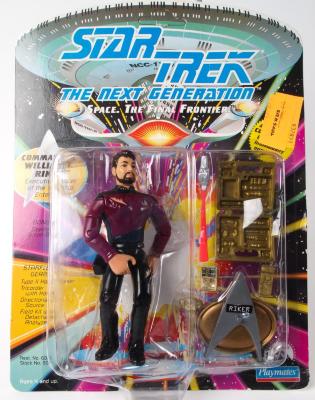 Action Figure, Star Trek The Next Generation, "Commander William Riker"