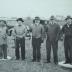 Framed Gelatin Silver Photograph of Five Men With Guns.