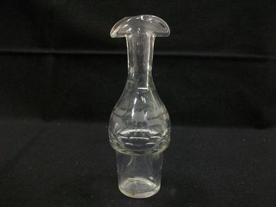 Castor Set: Six (6) Bottles And Silver Base