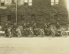 Photograph, Motorcycle Squad, Grand Rapids Police Department, 1917