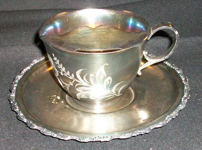 Mustache Cup & Saucer