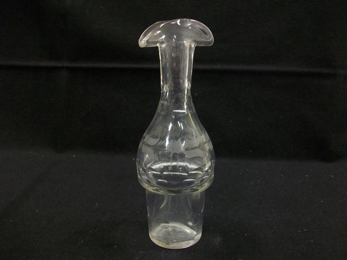 Castor Set: Six (6) Bottles And Silver Base