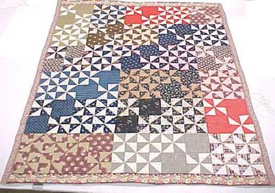 Pieced Quilt, Whirligig
