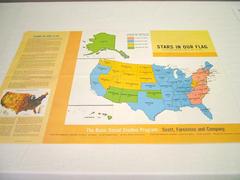Map Poster, Stars In Our Flag
